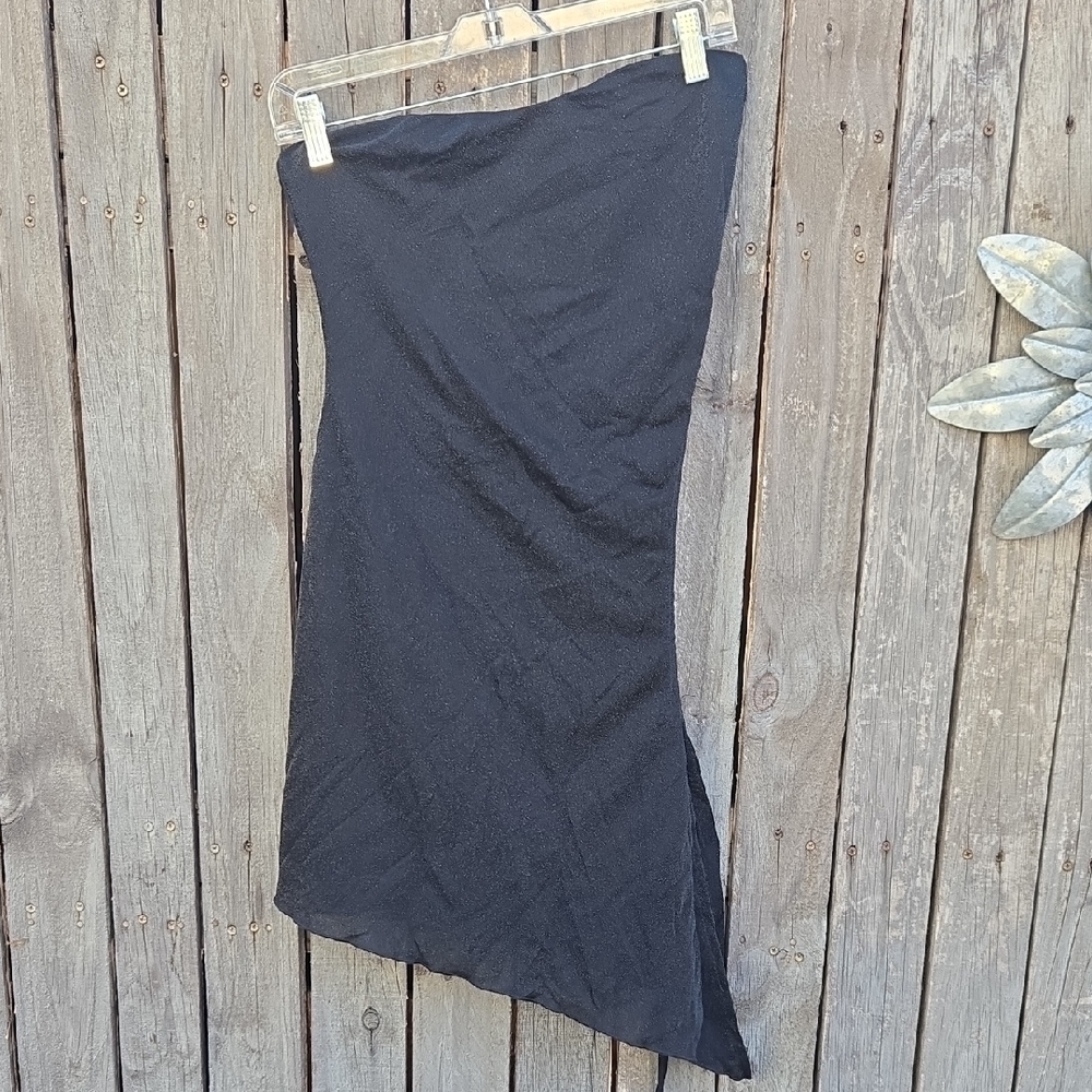 Nwt Princess Polly Black Strapless Dress Size 6